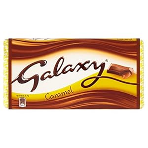 Galaxy Karamell Schokoladen Tafel – 135g – 4-er Pack