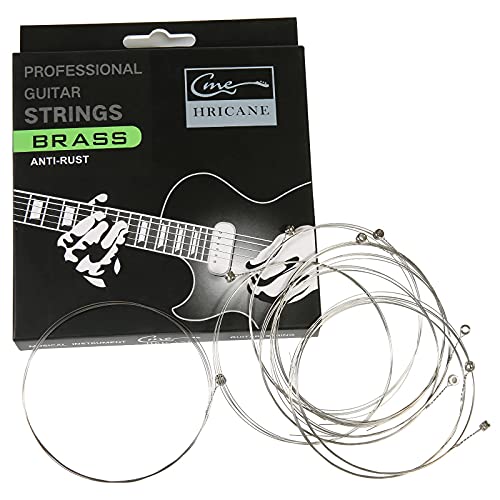 Hricane Cordes de guitare électrique Medium 011, 22 cordes de guitare en argent nickelé - Les Beatles, Paul McCartney, John Lennon, RIngo Starr, George Harrison Hricane Cordes de guitare électrique Medium 011, 22 cordes de guitare en argent nickelé – Image 3
