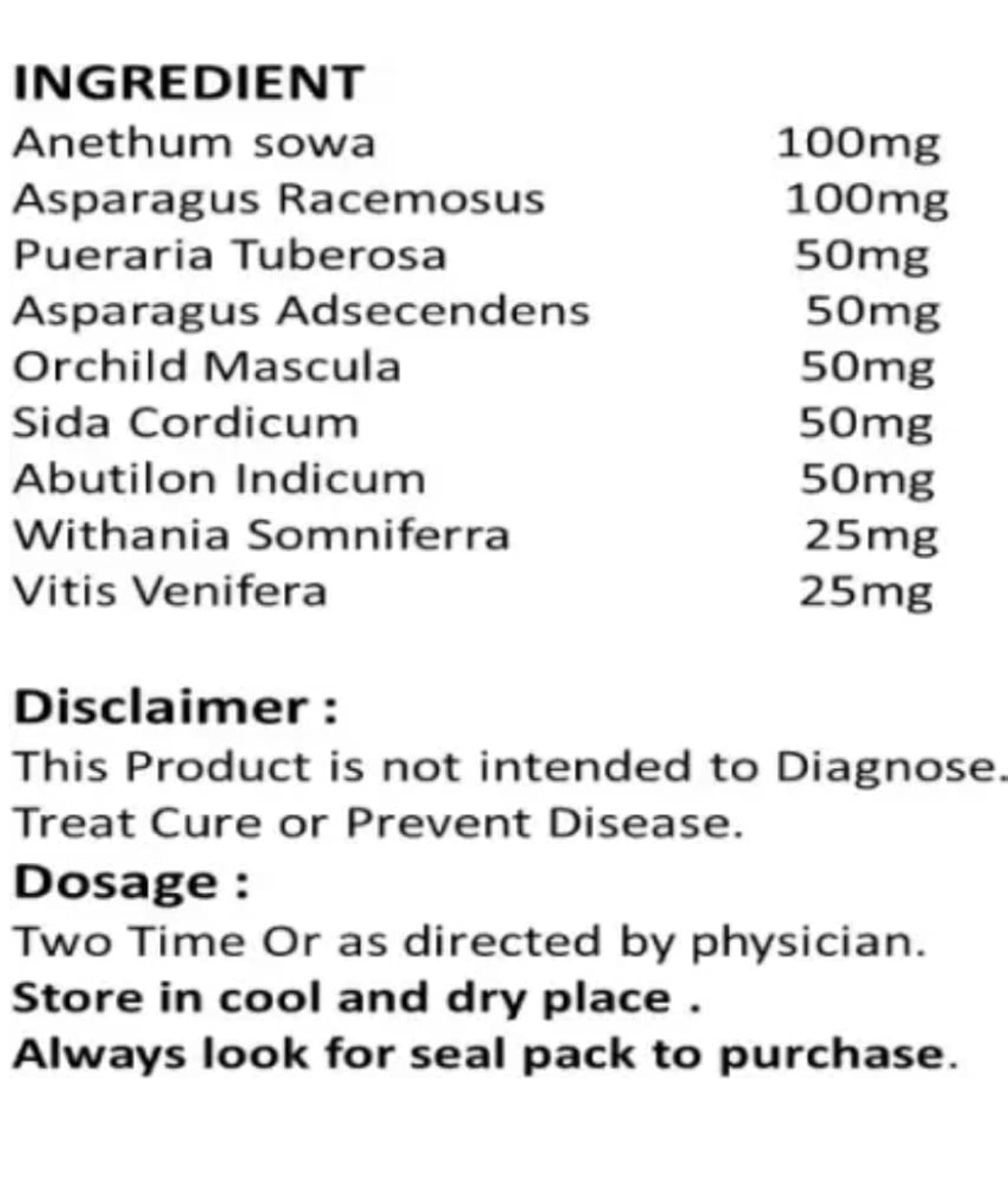 Height Growth Supplements, Pack of 1