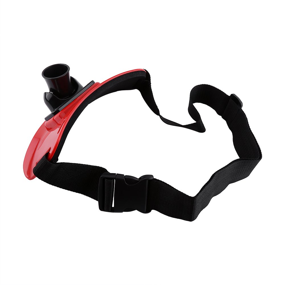 Supporto Per Canna Da Pesca Con Cintura Regolabile, In Plastica ABS, Rotazione Su E Giù, Rosso, 27x13 Cm, Per Pescatori - 4