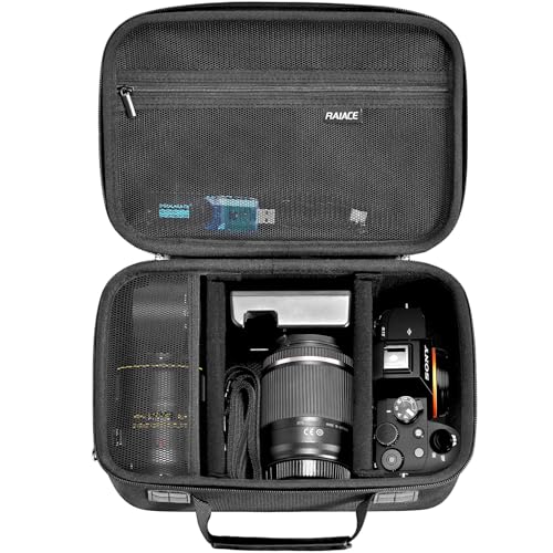 RAIACE Hartschalenkoffer kompatibel mit Sony Alpha 7 II III IV/7R...