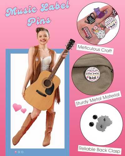 Image of beyonday Creative Singer Pins for Collection Lyrics Album Inspired Brooch Pins for Fans Friendship Brooch Music Lover Enamel Pins on Backpacks Clothes Jeans Hats Concert Gifts for Enthusiasts Women Adults