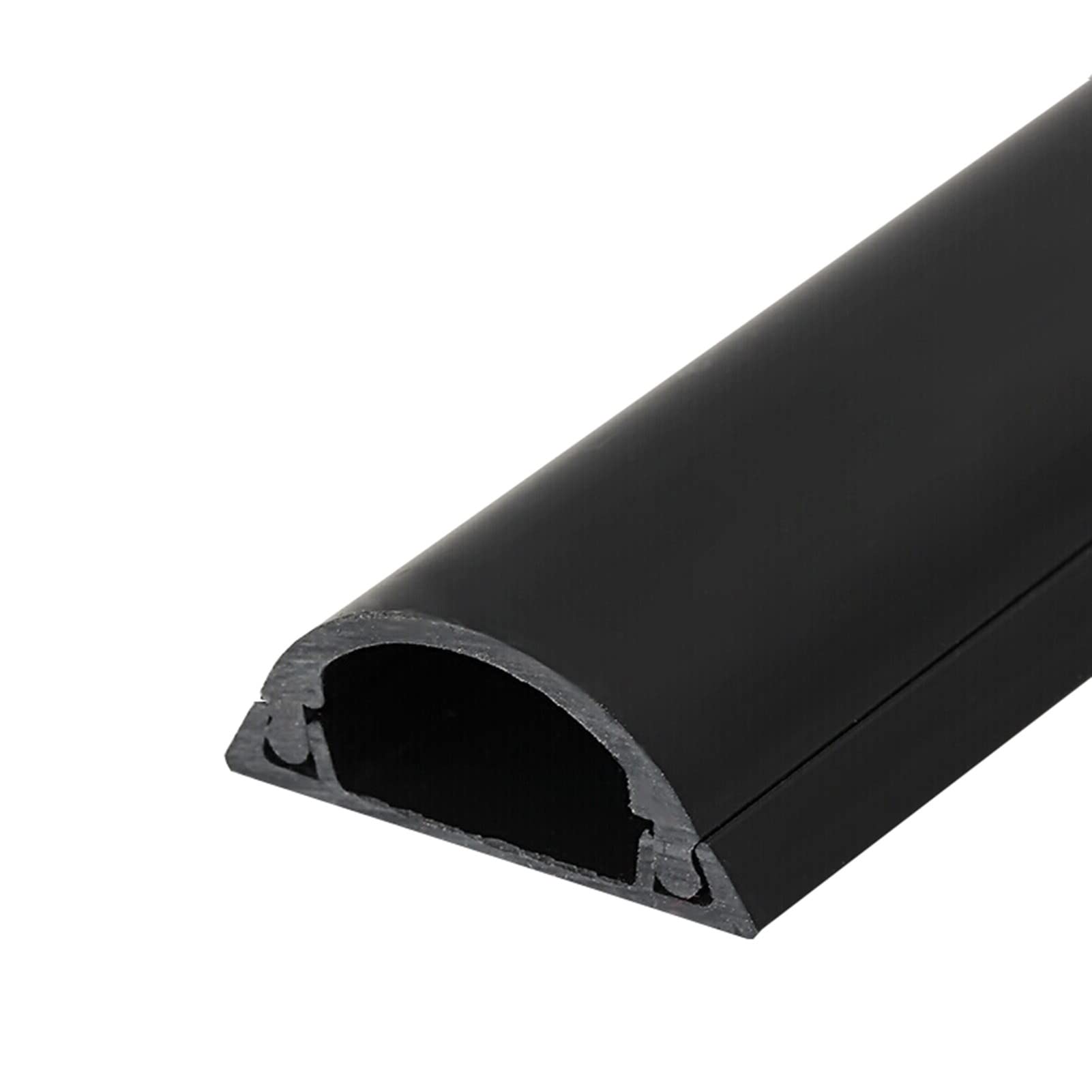 Canaleta de cables de PVC autoadhesiva, varios tamaños para esquinas de suelo y techo