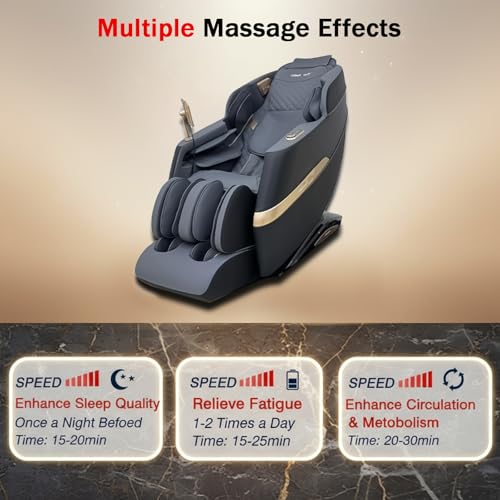 RoboTouch Store RoboTouch MaxVibe Full Body Massage Chair, Gray - Image 5