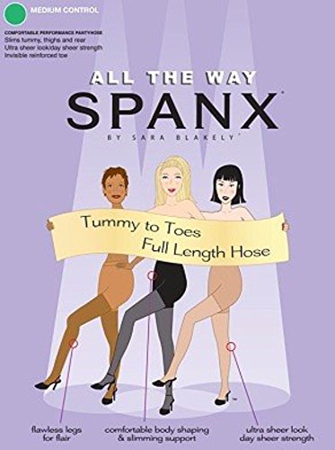 Spanx 008 All The Way - Medium Control Pantyhose Size B2