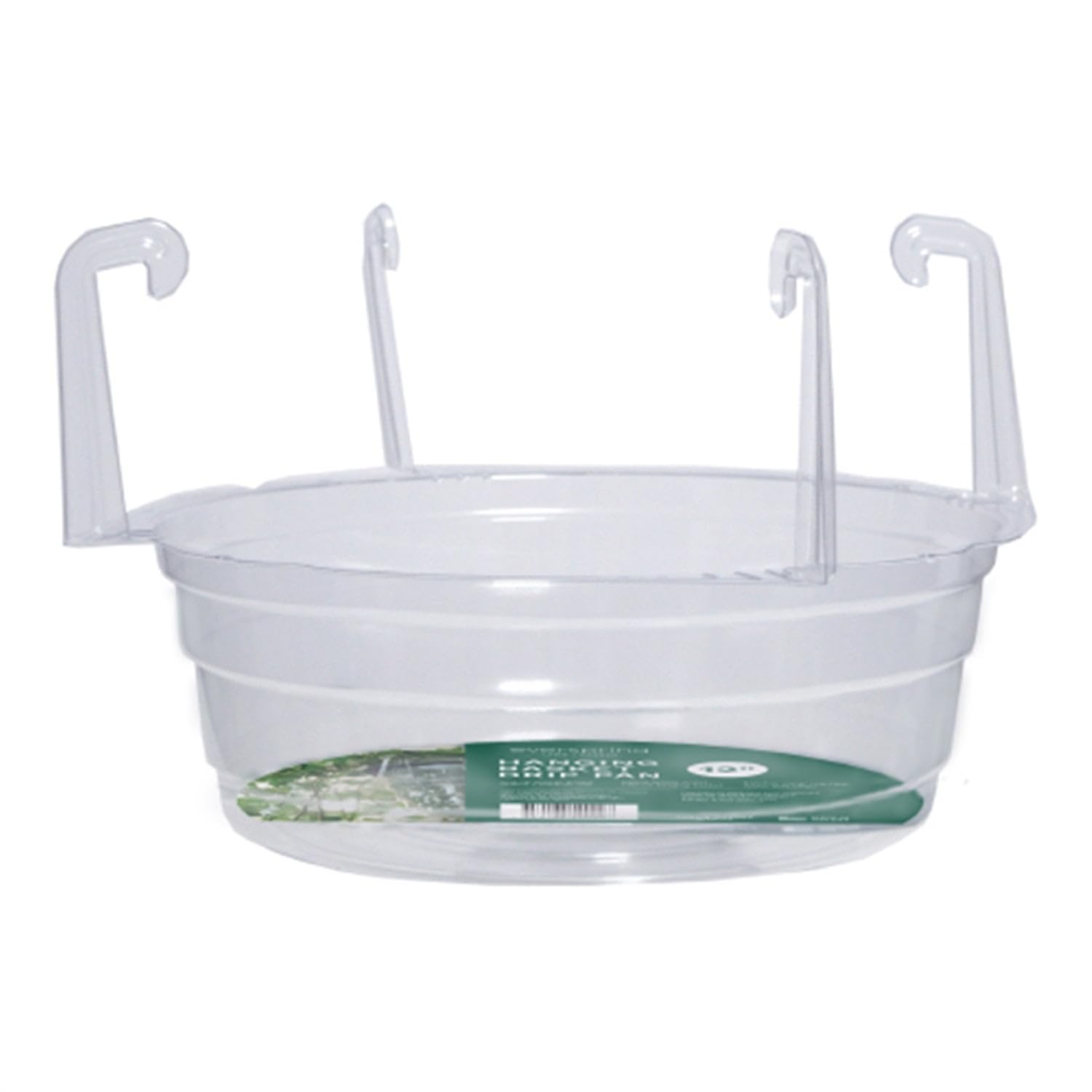 Amazon.com : CWP Clear Plastic Hanging Basket Drip Pan : Patio, Lawn &  Garden