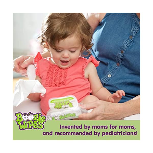 Boogie Wipes Gentle Saline for Stuffy Noses Simply Unscented - 30 Count, 3 Pack by Boogie Wipes – Bild 10
