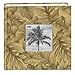 Pioneer Photo Albums 200-Pocket Tropical Leaves Fabric Frame Cover Photo Album for 4 by 6-Inch Prints
