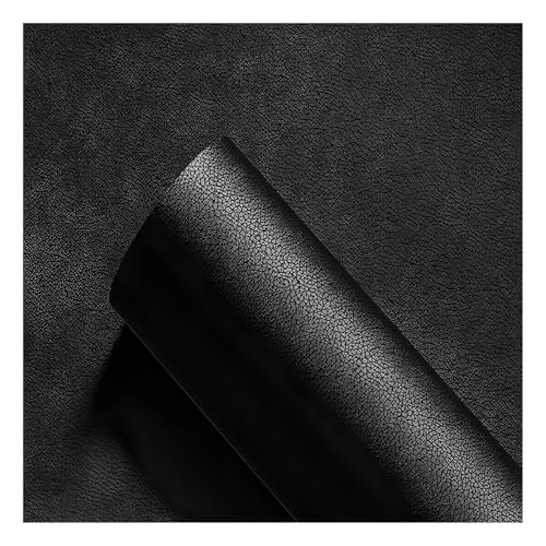 Cuero Adhesivo Para Tapizar Cinta autoadhesiva negra impermeable para reparar cuero, restaurar sofás, asientos de coche, sillas y muebles.(69x100cm/27.17x39.37inch)