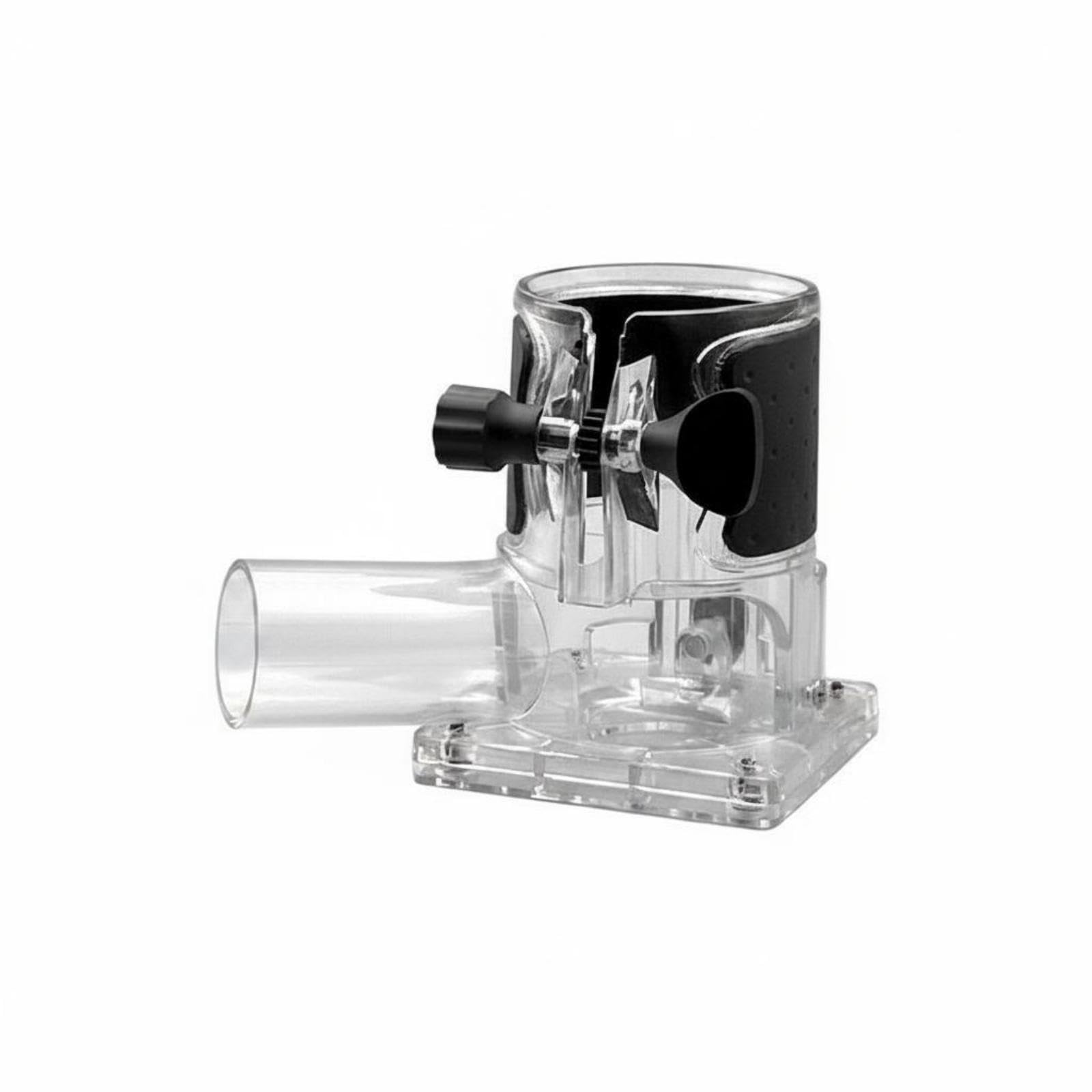 Transparent Router Dust Hood Thickened Carpentry Trim Router Base Easy to Remove Dust Collection Base for Carpentry Blk Shockproof Gear|Home & Garden| Tools| Power Tools| Routers-image-21