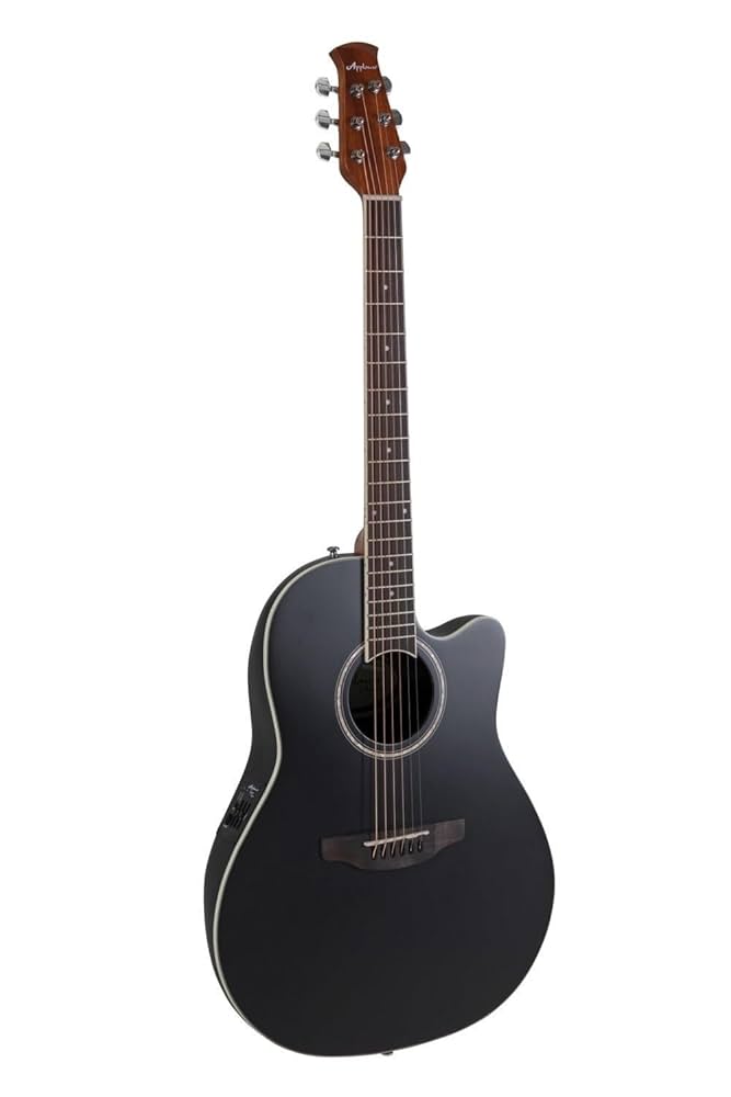 Applause by Ovation アコースティックギター　ジャンク Amazon.com: Applause Acoustic guitar, Right, AB28-5S Black