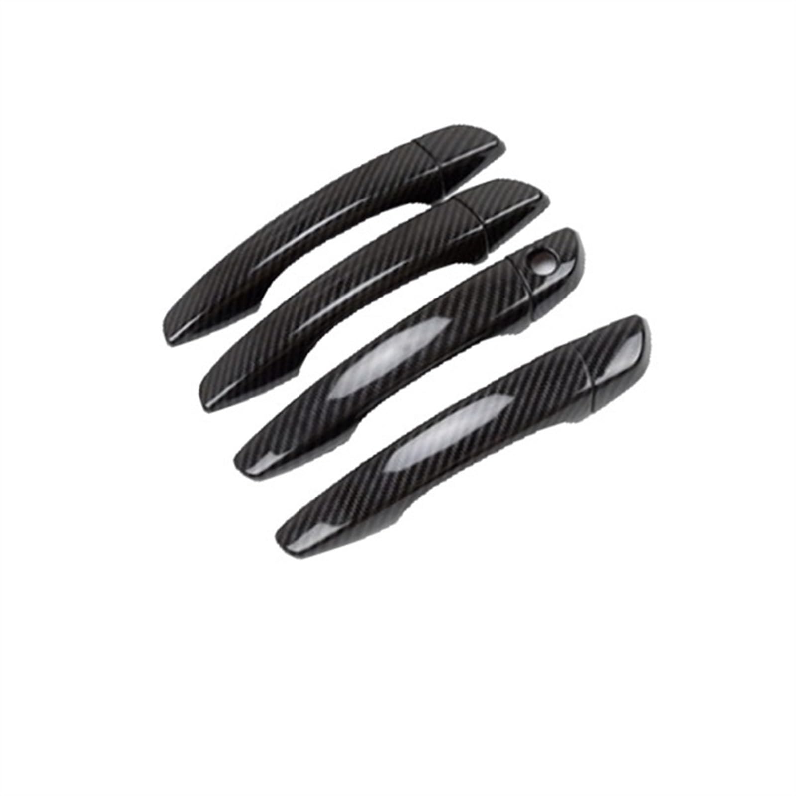 Drezzo Car Exterior Door Handle for Citroen C3 for Cross MK3 2017-2022 Door Handle Cover Trim(1 Keyhole 4 Door)
