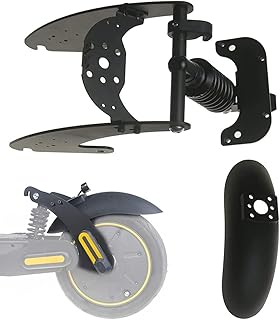 Linghuang Rear Fender with Suspension Rear Shock Absorber Kit for Ninebot Segway Max G30 Electric Scooter Shock Absorption Parts