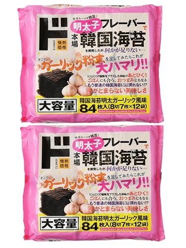 【まとめ買い】ドン・キホーテ 明太ガーリック風味84枚入（7枚×12袋） ×2袋のサムネイル