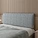 Generic Kopfteilkissen Lesekissen, Keilkissen, Ergonomisches Rückenkissen, Lendenkissen, Gepolstertes Wandkissen Mit Abnehmbarem Bezug Für Bank Schlafzimmer,C,with headboard 78.7"/200cm