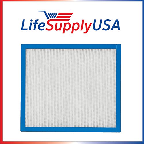 LifeSupplyUSA Replacement True HEPA Filter Compatible with HoMedics AP-10 AF-10FL AF-10 AP-15 AF-15