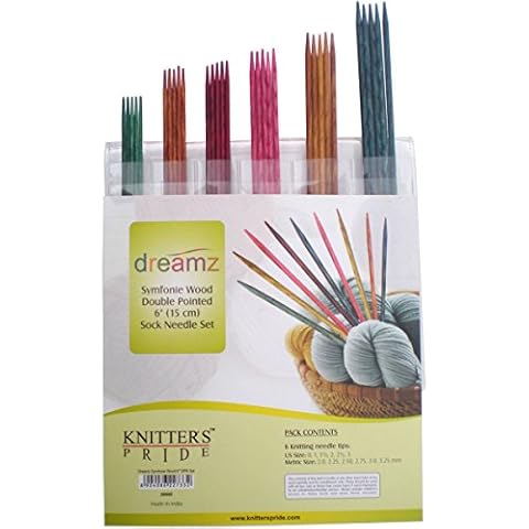 Knitter's Pride-Dreamz Double Pointed Needles Set 6", Socks Kit Cover