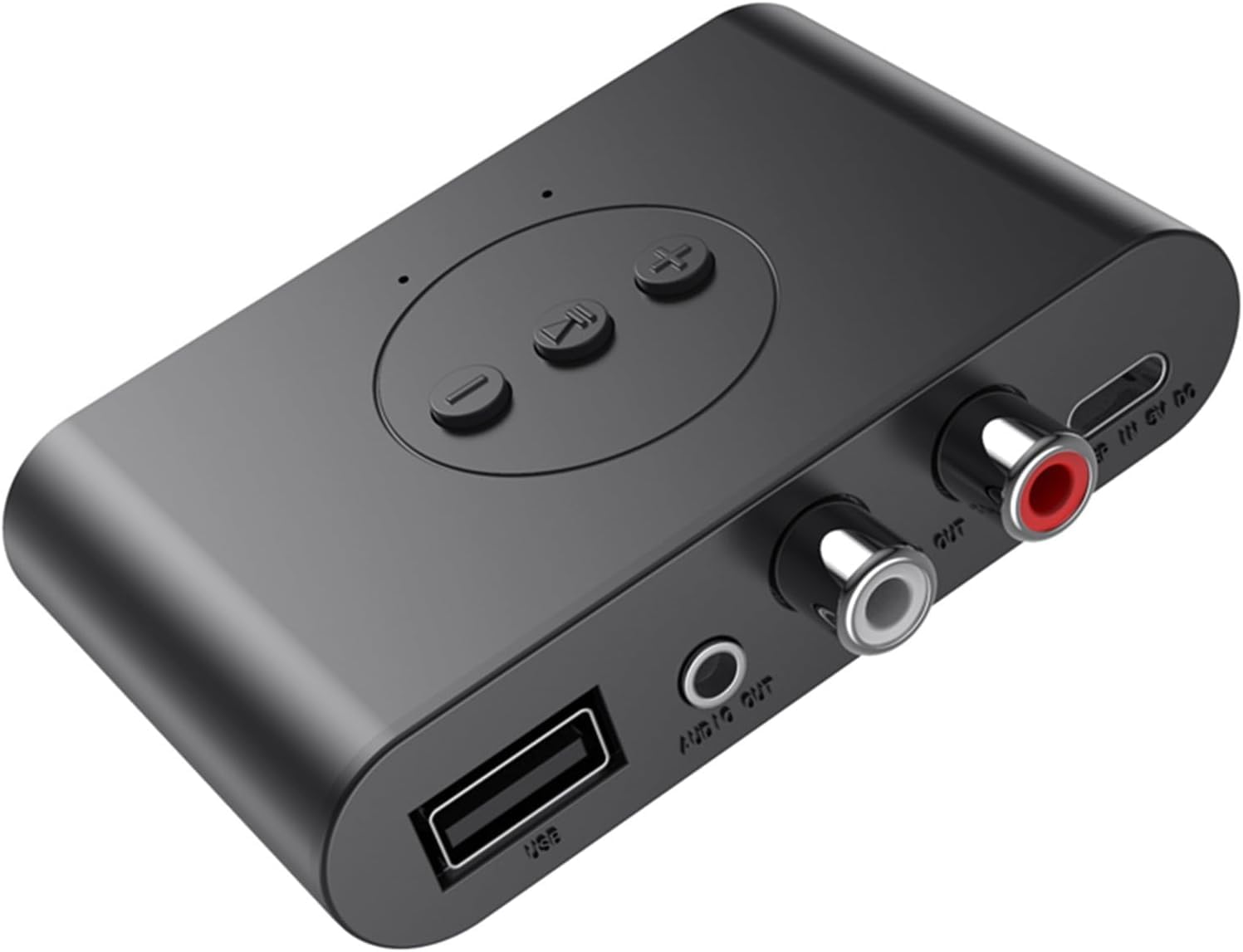 Tobo Bluetooth 5.3 Audio Receiver Wireless RCA Bluetooth Adapter for Stereo Wireless Audio Receiver/USB Flash Drive/NFC One-Touch Connection for Car Speakers and Headphones (TD-1461WA)