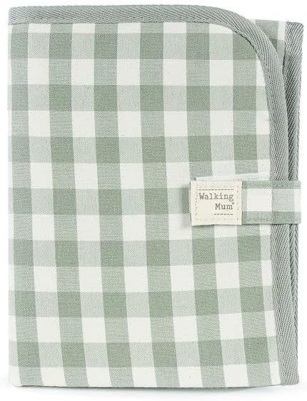 Walking Mum. Remy Baby Changing Mat – Portable and Foldable Design – Easy to Store in Maternity Bag – Green – Measures 18 x 27 x 4 cm
