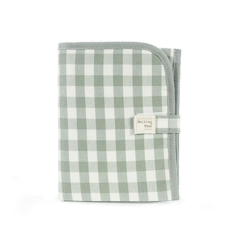 Walking Mum. Cambiador de Bebé Remy. Diseño portátil y plegable. Fácil de guardar en el bolso maternal. Color Verde. Medidas 18X27X4 cm.