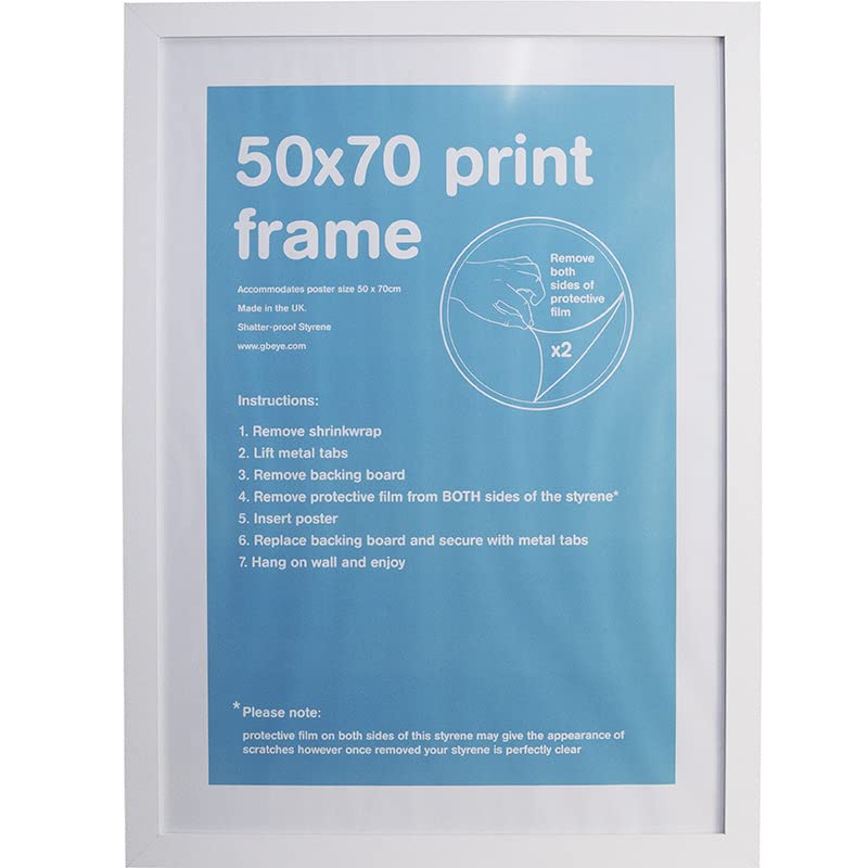Cadre MDF Blanc 50x70 pour immortaliser vos plus beaux souvenirs