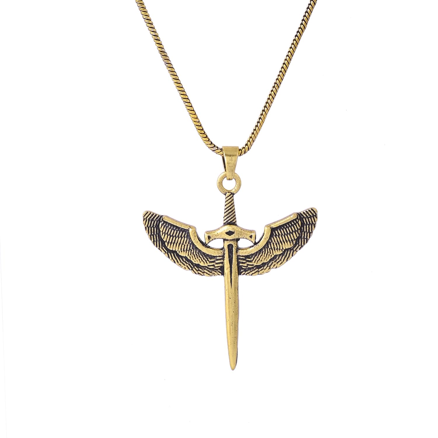 Statement Guardian Blade Vow Mens Pendant|Casual|Trendy|Gift For Mens|Rakhi Gift For Brother-image-27
