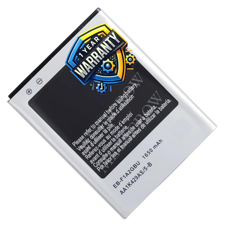 Image of Original EB-F1A2GBU Battery Compatible for Samsung Galaxy S2 - (1650mAh) - 1 Year Warranty BC46