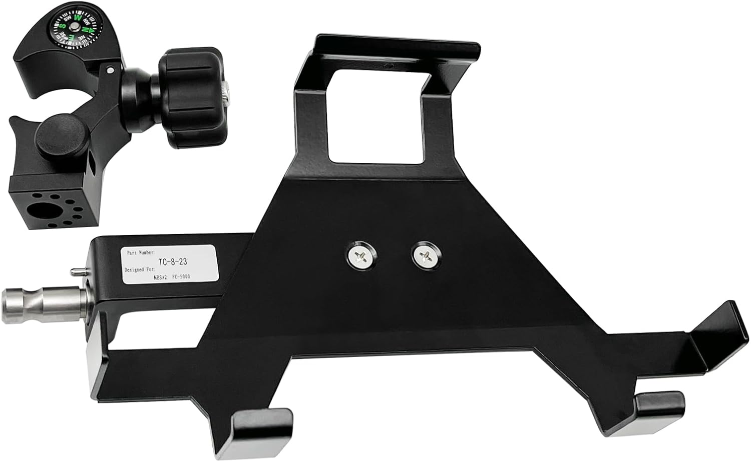 Heavy Duty Alloy TC-4 & TC-8-23 Handheld Device Holders Compatible with Topcon FC5000 FC6000 Tesla Mesa2/3 RT3/4 Black Replacement Bracket for Data Collectors