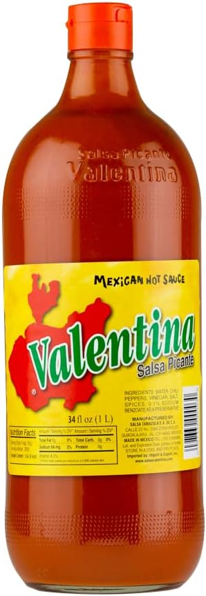 Valentina Salsa Picante Mexican Sauce, Hot, 34 Ounce