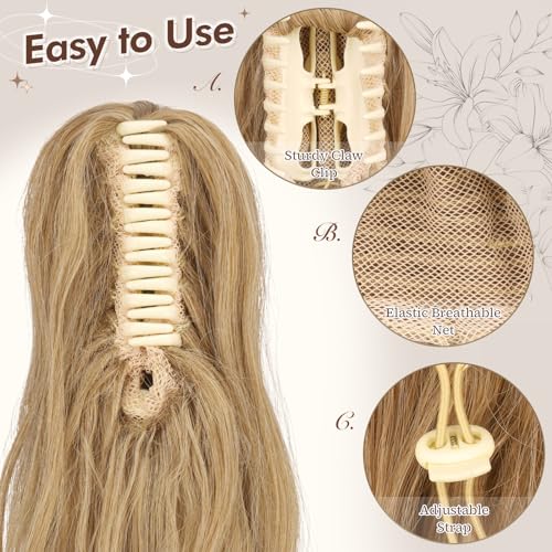 FESHFEN Ponytail Extensions - Image 3