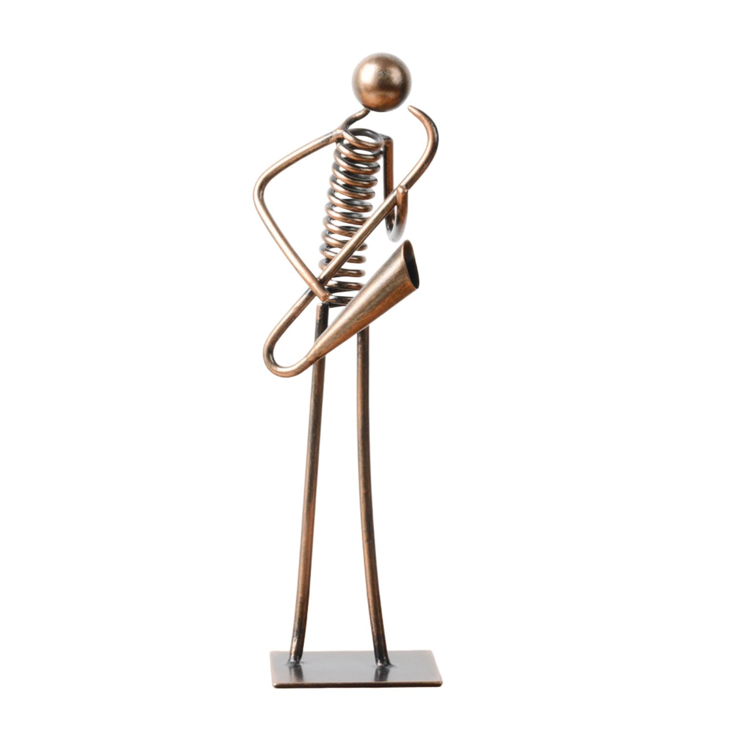 SEINHIJO Musical Figura Saxofón Escultura Moderno Decorativa Arte 27cm