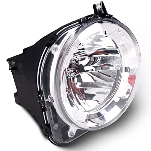 Partzer Headlight Assembly Compatible with 2015 2016 2017 2018 JEEP Renegade Replacement Headlights Halogen Type Driver Left Side Headlamp OE: 68256570AA; REFs# CH2502273