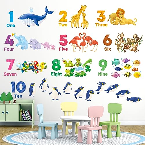 DECOWALL Numbers Wall Stickers for Kids - Image 3