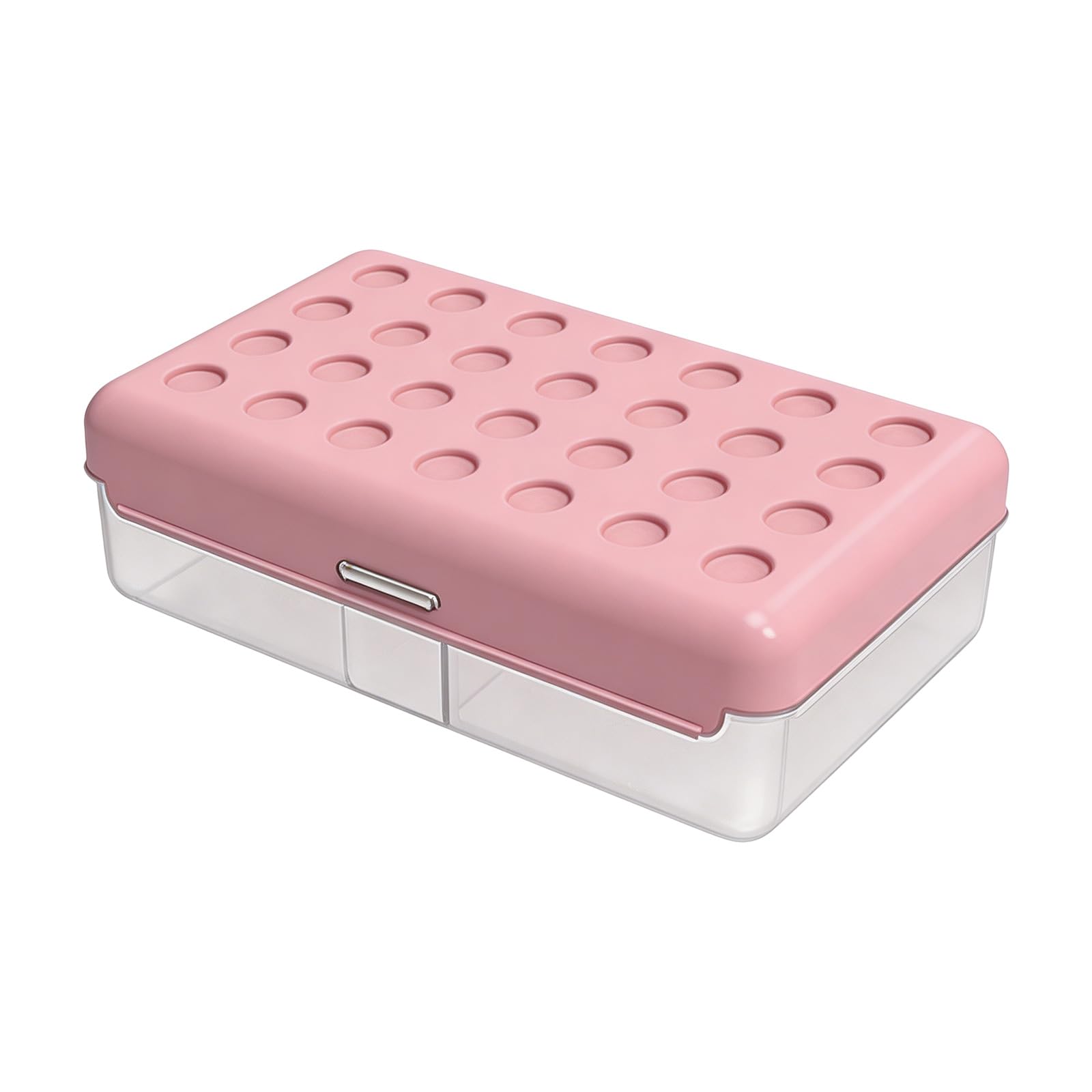JSGHGDF Large Capacity Pencil Box for Students Large Compartments Stackable Pen Case for Watercolor Pencil Art Marker Clear School Box