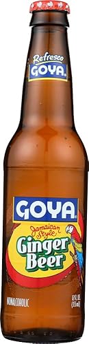 Cerveza de jengibre Goya, estilo jamaciano, 12 onzas, paquete de 6