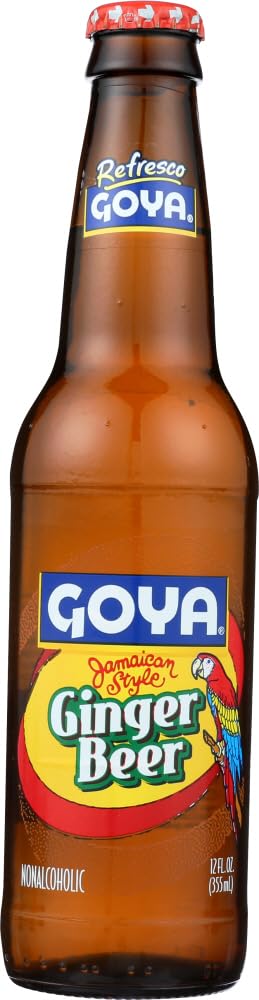 Goya Refresco Ginger Beer Soda, 12 Ounce -- 24 per case.