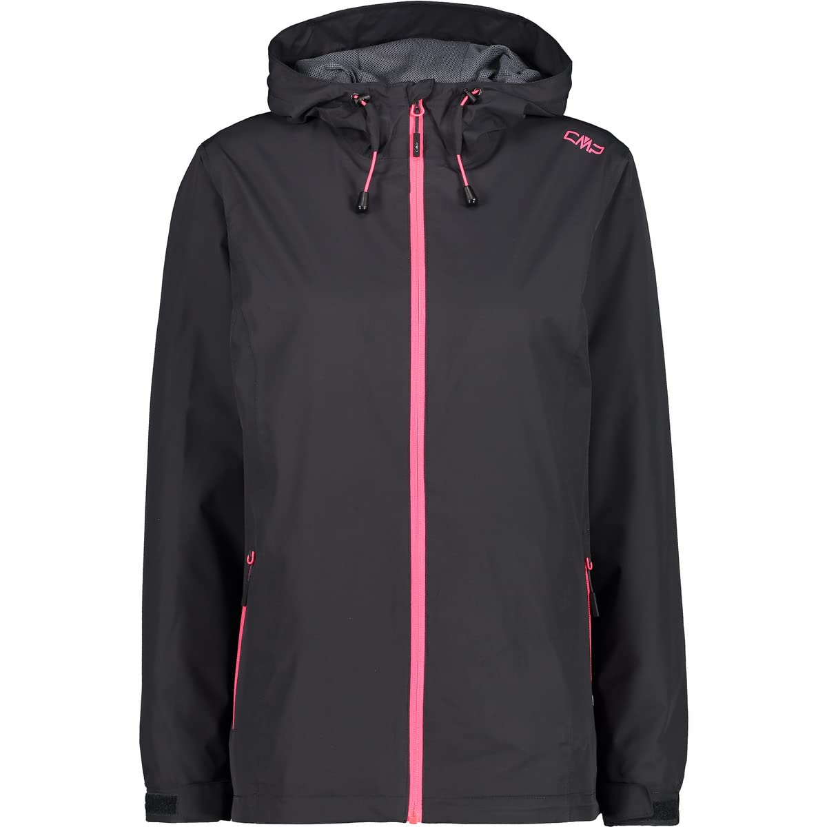 CMP - Woman Jacket Fix Hood, Anthracite-Gloss, XXXXL