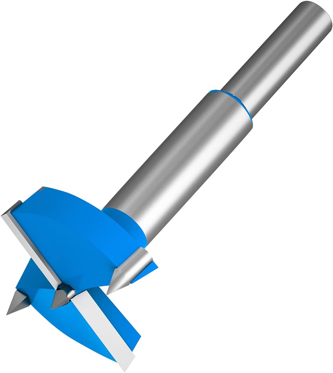 Aopin Forstner Drill Bit Professional Carbide Woodworking Hole Saw, Cutting Diameter 26mm, 1Pcs (Blue, Silver)