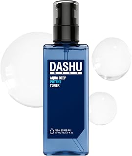 DASHU(DASHU) 5合1 男性 多合一 水溶多合一 碳粉 保湿 化妆水 美容液 油性肌肤 混合肌肤 153ml (5.17液量盎司)