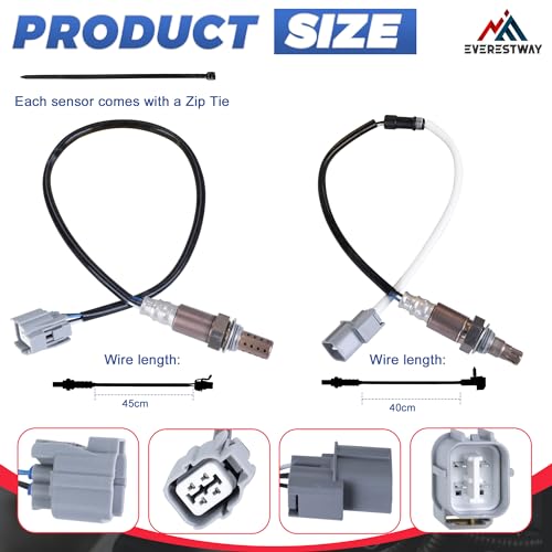 EVERESTWAY 234-9064 234-4733 Oxygen Sensor Upstream or Downstream Compatible with 2003-2011 Honda Element 2.4L 2 PCS by EVERESTWAY - Image 2