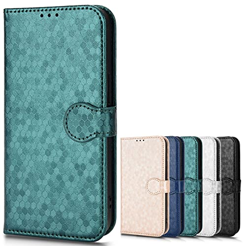 SHIEID Wallet Case for Oukitel C51, Oukitel C51 Magnetic Enclosed Dot Painted Phone Case
