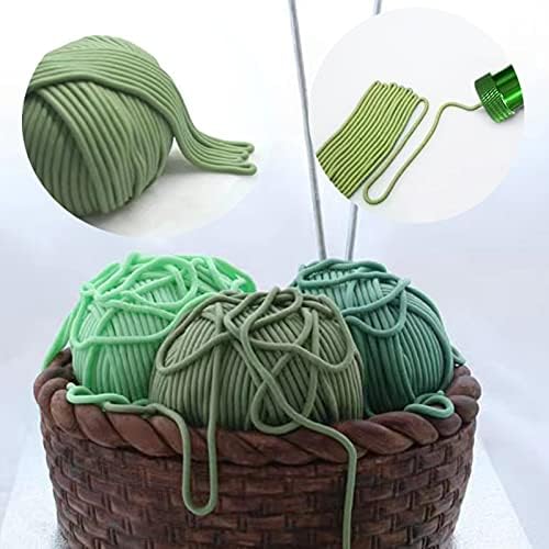 LAMXD Clay Extruder, Stainless Steel Sugar Paste Extruder Cutter Decorating Tool with 20 Tips for Fondant,Cake and Clay,Set of 3 Mixed Cutter Blades Modelling Clay Oven Baked Polymer Accessories