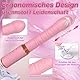 YQlove Vibrator für Frauen Vibrator zur G-Punkt, Anal Klitorisstimulation mit 10 Stoß und 10 Vibrationsmodi und Heizfunktion, Sexspielzeug aus Silikon mit starkem Saugnapf für freihändiges Spielen