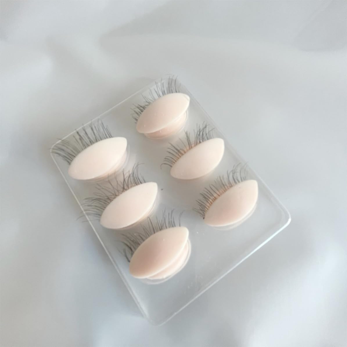 Pink Silicone Detachable Salon Head Mold for Eyelash Practice Training | Realistic Practice Experience, Piercing Practice, Lash Extension Practice