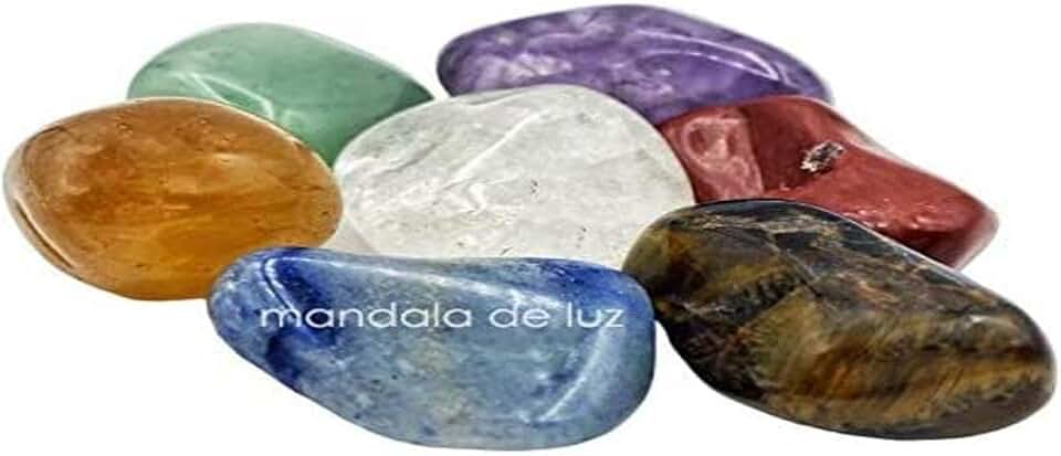 Kit de 7 Pedras dos Chakras 100% Naturais Médias