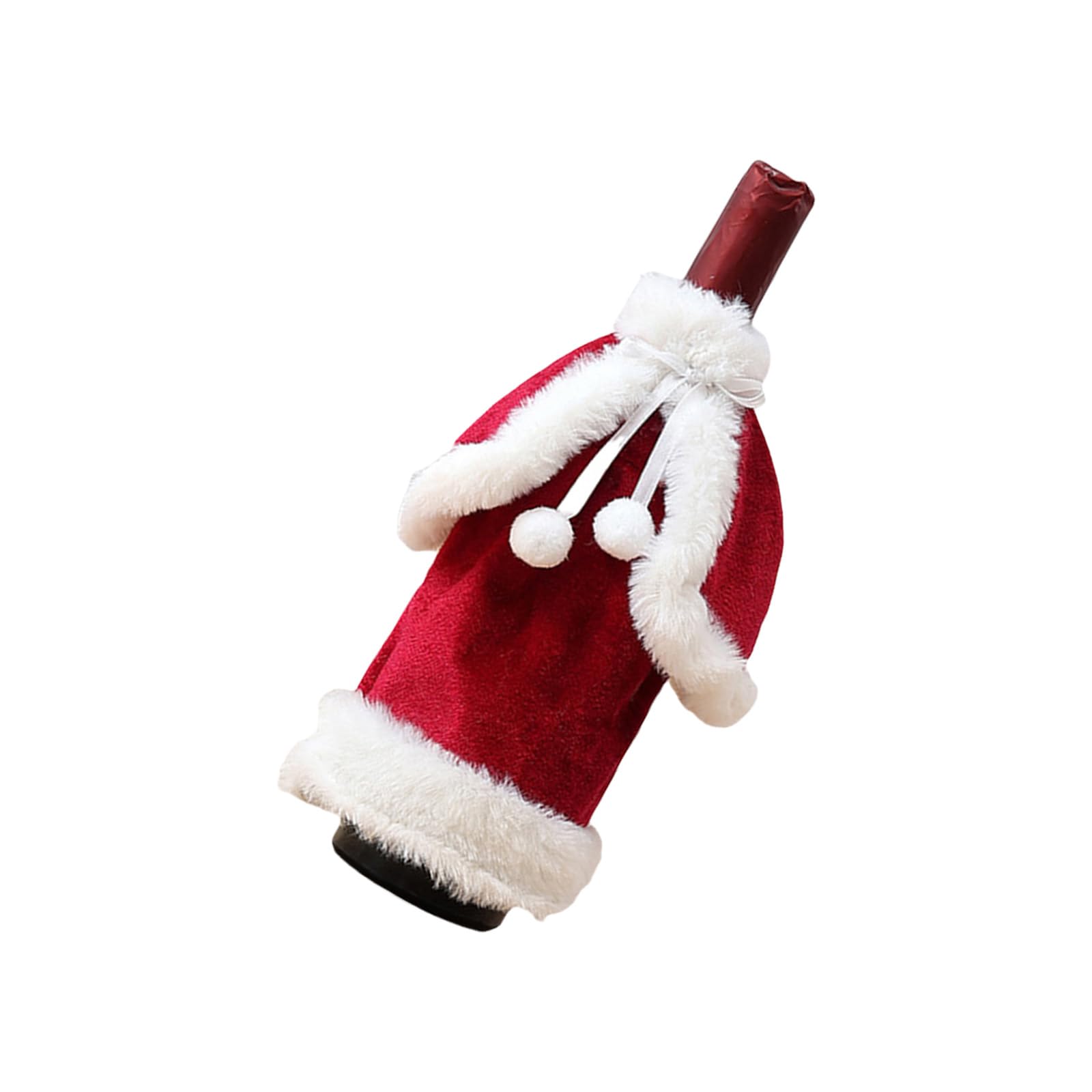 carotoe Efficient Holiday Bottle Dress Protectors User Friendly Fabric Storage Pouches for Seasonal Collectibles Fabric Holiday Ornament Protectors