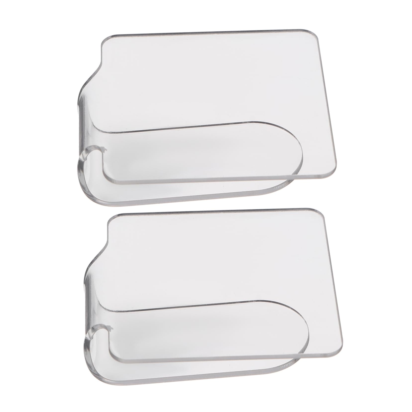 IWOWHERO Ergonomic Makeup Hand Palette 2pcs Foundation Eyeshadow Palette for Mixing