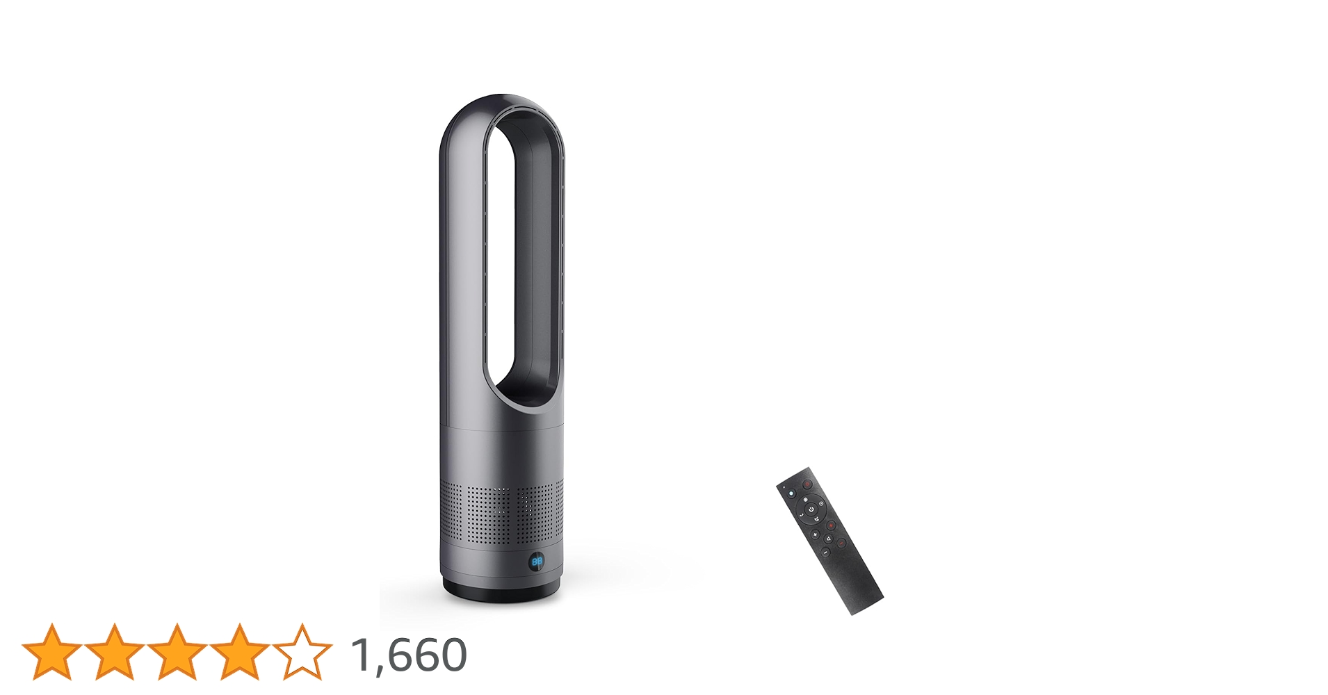 Amazon | 【冷暖兼用・羽根なし】扇風機 タワーファン セラミック