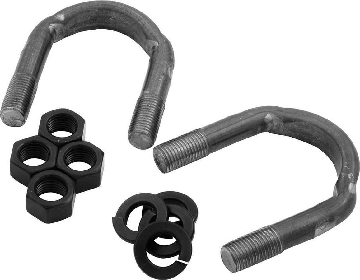 Allstar Performance Universal Joint U-Bolt, Nuts/Washers Included, Steel, Natural, 1350 Series Yoke, Kit