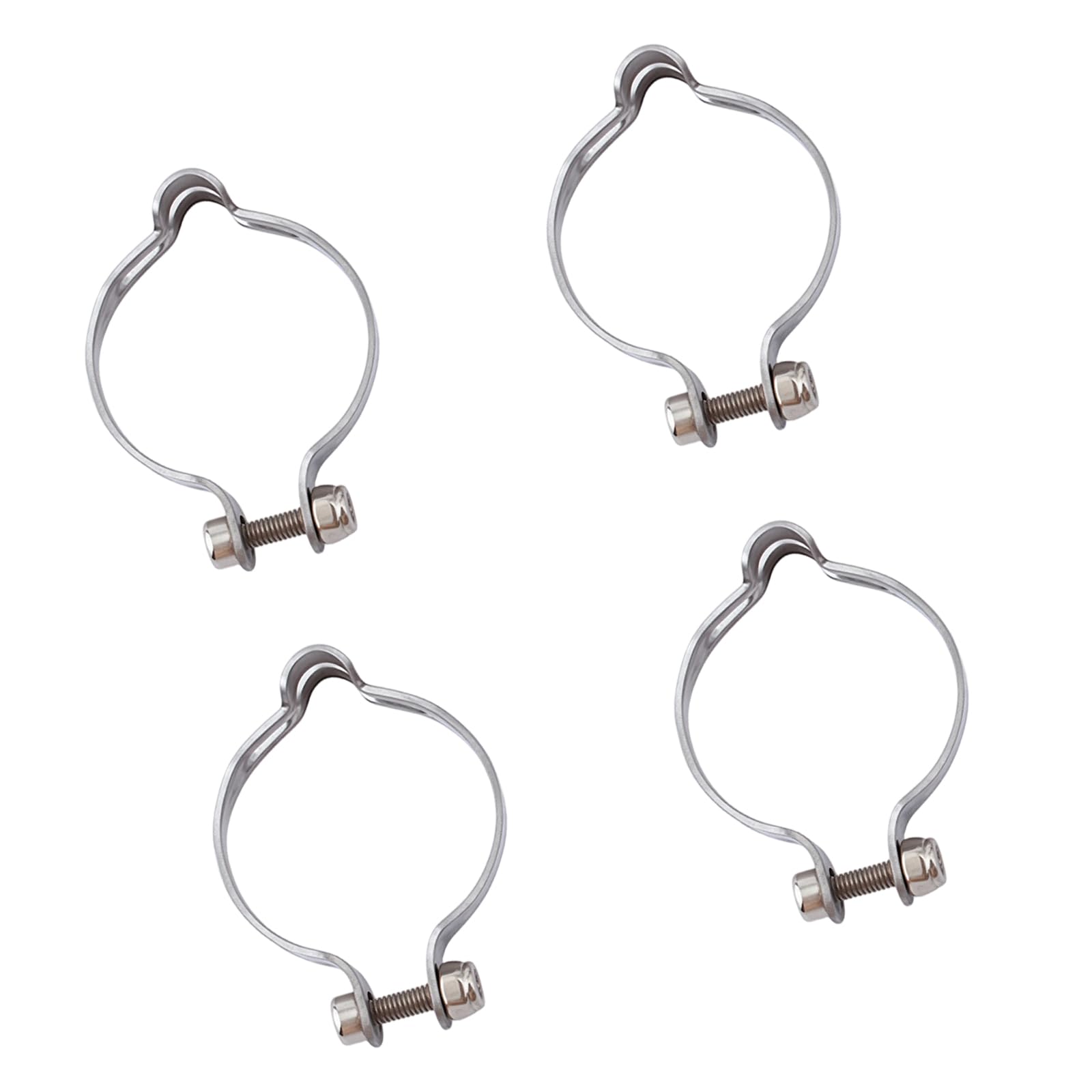 4pack Organization Bike Part Accessory Bicycles Pipe Buckles Wire Fixed Rings Cable Clip Brake Line Clamps Universals Bike Brake and Gear Cable Holder